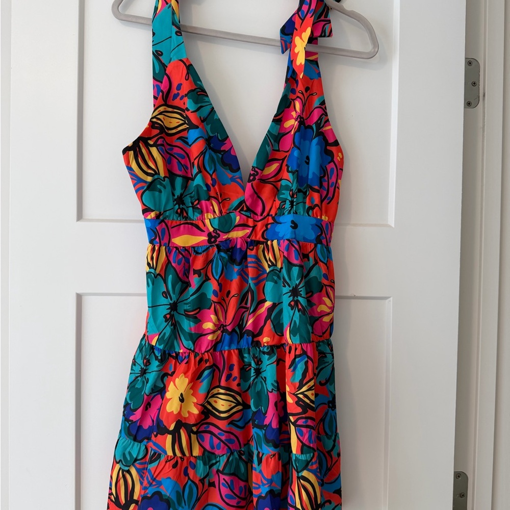 Cupshe Vibrant Floral Mini Dress